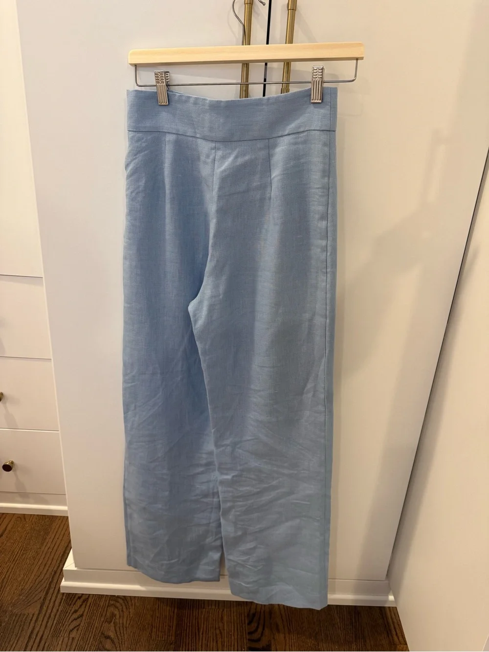 Sezane Fausto Trousers Light Blue - Size 2
